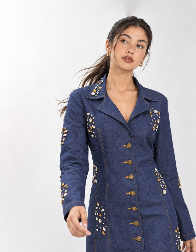 Bling Blazer Dress