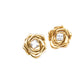Rose shape earring top