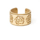 Twisted gold Cuff