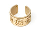 Twisted gold Cuff