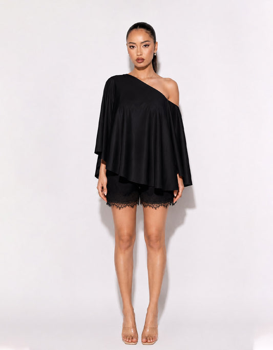 The Élan noir drape set