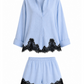 Lace shorts co-ord set
