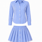 Luna Lace Hem skirt set