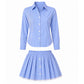 Luna Lace Hem skirt set