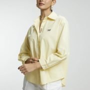 Oversized Orange Fun Shirts Yellow NCW-039 -1