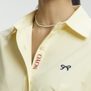 Oversized Orange Fun Shirts Yellow NCW-039 -1
